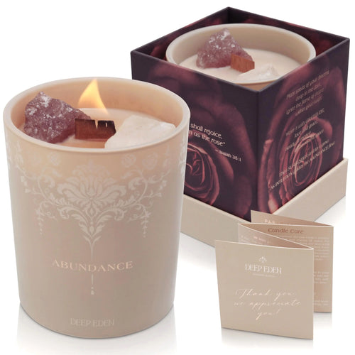 Ritualette Abundance Luxury Crystal Candle